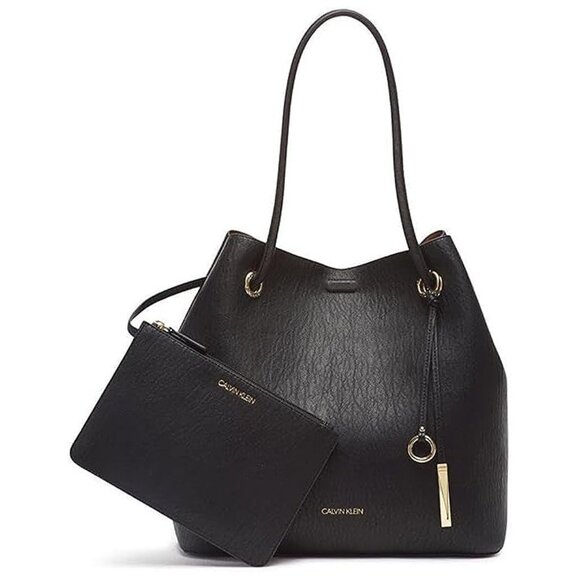Gabrianna Bubble Lamb North/South Key Item Tote Black